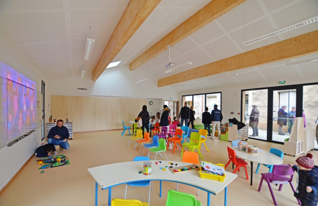 Extension Bois | École primaire de Charpey | ECOTEAM